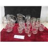 Image 1 : 3 Vintage Bartlett Etched Water Pitchers with 