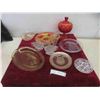 Image 1 : Crystal/Cut Glass Serving Platters, Bowls, Creamer