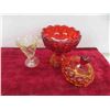Image 3 : Crystal/Cut Glass Serving Platters, Bowls, Creamer