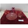 Image 1 : 12pcs Rose Colored Glassware 