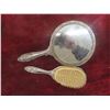 Image 3 : Vanity Silver Plated Mirror and Brush Set 