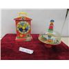 Image 1 : Vintage Toys : Fisher Price Teaching Clock , Spinning 
