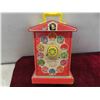 Image 3 : Vintage Toys : Fisher Price Teaching Clock , Spinning 