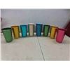 Image 3 : Vintage Aluminum Pitcher with 8 Cups 'Festive/