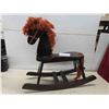 Image 1 : Wood Rocking Horse 29 1/2'' x 9 1/2'' x 25'' H 