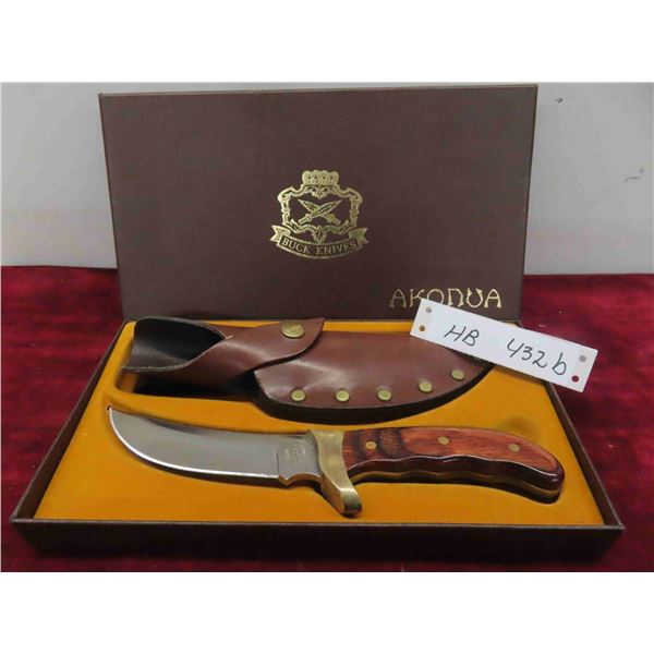 New Buck Knife 'Kalinga' with Sheath and Box (Blade