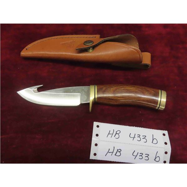 Buck 191 Zipper 4 1/4'' Fixed Guthook 420HC 
