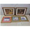 Image 1 : 5 Framed Pictures , 2 are Normal Rockwell 