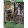 Image 3 : 5 New in Box Porcelain Dolls Approx. 20'' Tall 