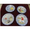 Image 3 : Salad Bowl with 4 Side Plates, 4 Tea Cups, Paragon 