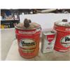 Image 2 : 4 Veedol Oil Pails (3) 5 Gallon (1) 2 Gallon 