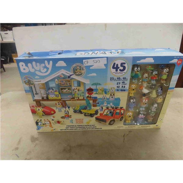 Bluey Beach Play Set - New or Store Return