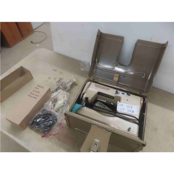Elna Portable Electric Sewing Machine with Accessories 
