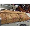 Image 1 : 2 Tapestries with Wood Curtain Rods , Approx