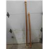 Image 2 : 2 Tapestries with Wood Curtain Rods , Approx