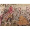 Image 8 : 2 Tapestries with Wood Curtain Rods , Approx