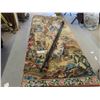 Image 1 : Tapestry Approx. 64'' x 53'' with Curtain Rod