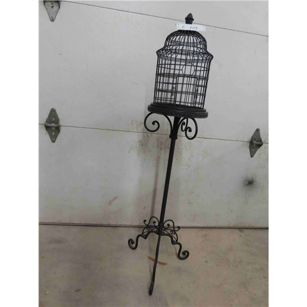 Cage Style Pillar Candle Holder 48'' H 