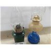 Image 3 : 2 Oil Lamps , Both with Chimneys