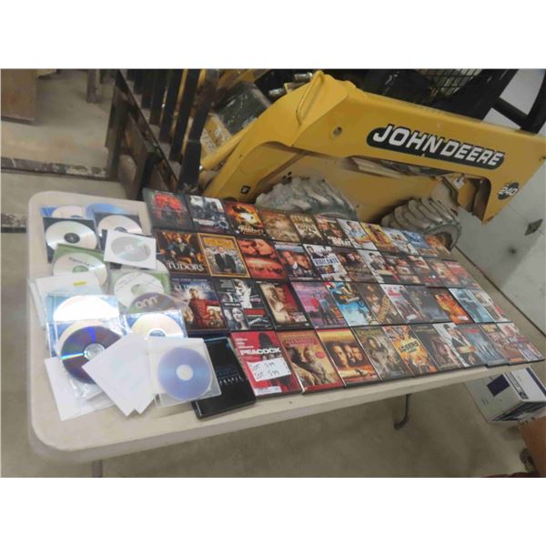 59 DVD Movies, TV Shows, Some in Cases & More 