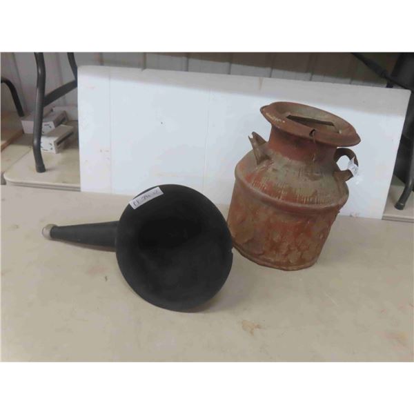Gramophone Horn, Cream Can 