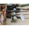 Image 2 : Tackle Box with Hooks, Line, Lures, 5 Fishing Rod