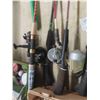 Image 3 : Tackle Box with Hooks, Line, Lures, 5 Fishing Rod