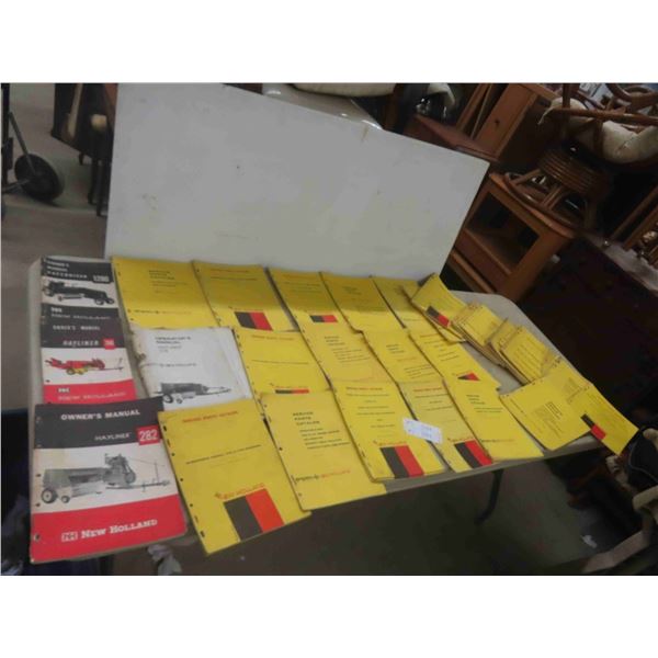 New Holland Baler Manual & Other Implements 