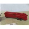 Image 2 : 11'' Pressed Metal Diesel Locomotive Tin 4 Wheel