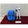 Image 1 : Star Wars Storm Trooper Lot : Helmet & Doll
