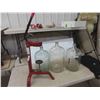 Image 1 : 3 Wine Carboys , Wine Bottle Corker Press