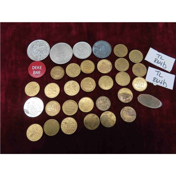 33 Assorted Tokens