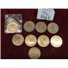 Image 1 : 9 Edmonton Confederation Tokens
