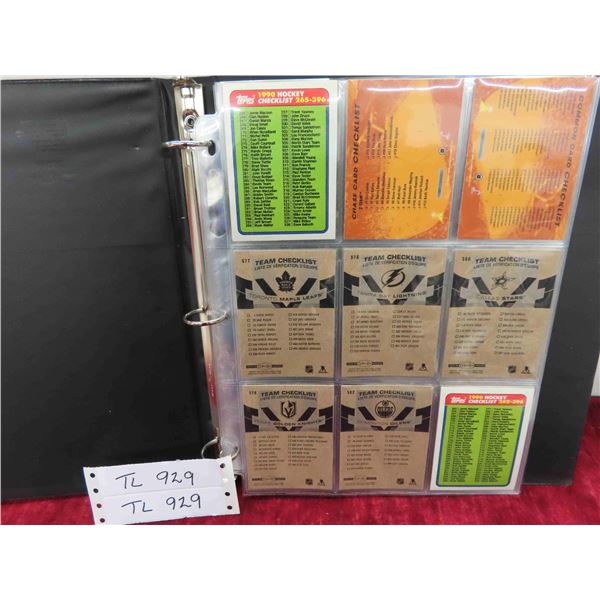 63 Cards : Hockey Card Binder 