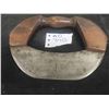 Image 2 : Antique Hide Scraper/Chopper Ulu. Wood Handle with Steel Blade