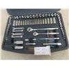 Image 2 : Mastercraft 1/4'' , 3/8'' , 1/2'' Socket Set with Hard Case 