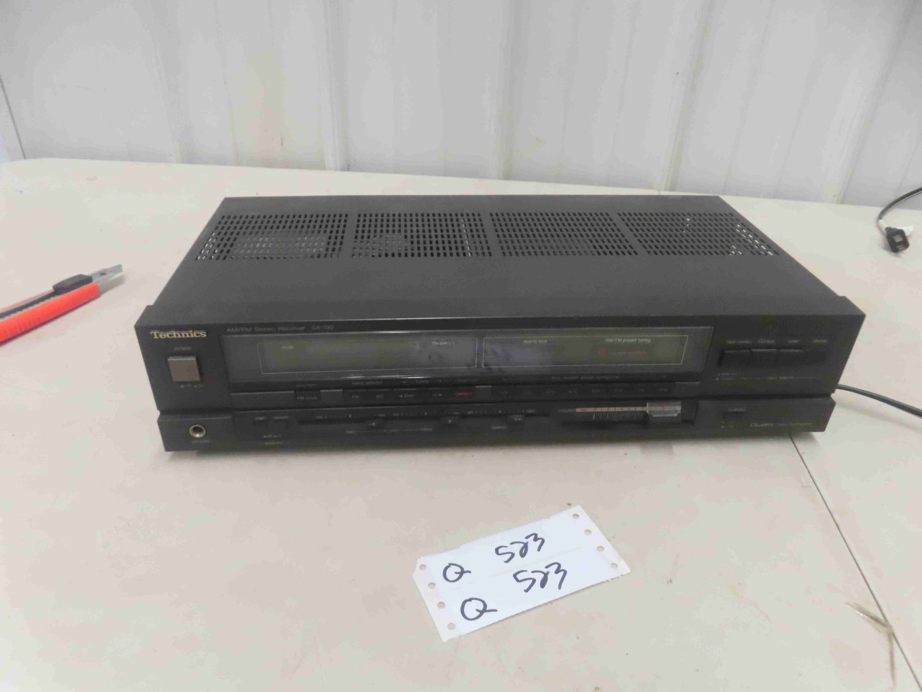 Technics AM/FM Stereo Receiver SA-190