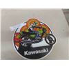Image 1 : Modern Retro Looking Kawasaki Metal Embossed 