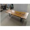 Image 1 : Live Edge Elm Bench 62'' Wide 