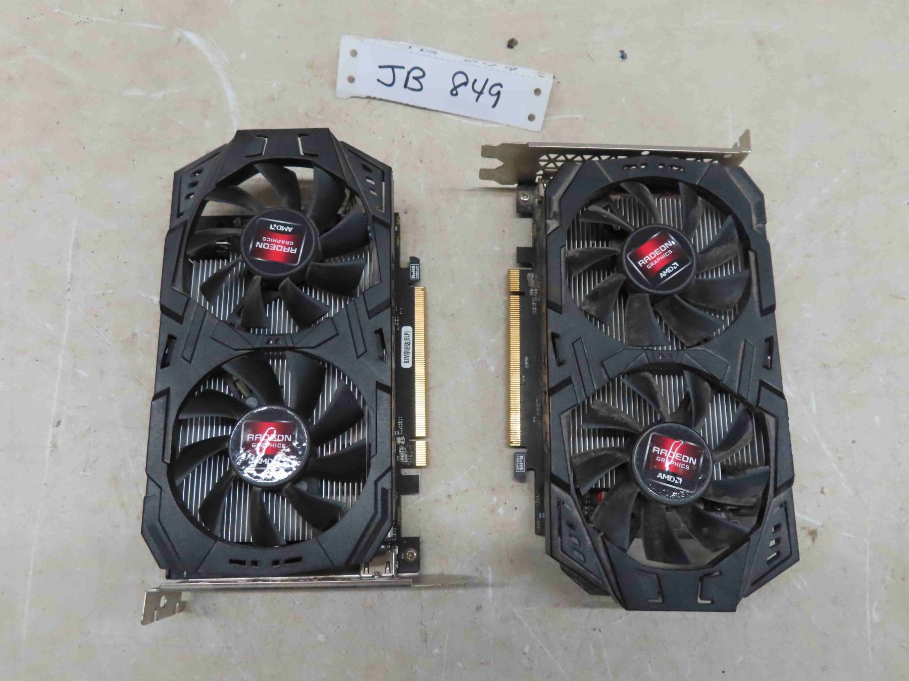 2 AMD Radeon RX 580 8G Computer Graphics Card