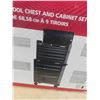 Image 2 : New Husky 27'' Black 9 Drawer Tool Box , Only 1/2 
