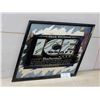 Image 1 : Budweiser Ice Draft Mirrored Sign 25'' x 22'' 