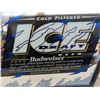 Image 2 : Budweiser Ice Draft Mirrored Sign 25'' x 22'' 