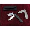 Image 1 : (2) Kizer Folding Knives; Gemini with Titanium Handles Blade