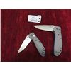 Image 1 : 2 Benchmade Guptillan Folding Knives Blade Length 3.5'' Overall 