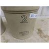 Image 2 : 2 Stoneware Crocks (1) Medalta 2 Gallon, (1)