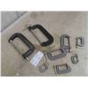 Image 1 : 8 C Clamps , Biggest is 6'' 