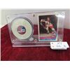 Image 1 : Lyle Moffat Winnipeg Jets Autographed Puck + Card Display