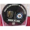 Image 3 : Winnipeg Jets vs Vegas Golden Knights Warm Up Puck