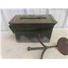 Image 2 : Military Ammo Box, 2 Buggy Steps, 3 Horse Shoes 